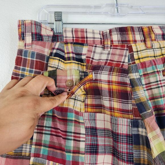 J. Crew Plaid Patchwork Preppy Y2K Pants 36X30 Men's Golf Academia Professional - Picture 4 of 11